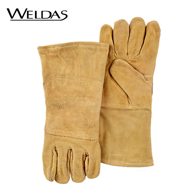 威特仕焊工手套 10-2118 34CM 电焊专业手套劳保手套批发耐磨防滑