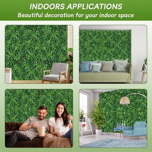 Cross-Border Artificial Plant Wall, Green Plant Wall, Indoor Background Wall, 20x25inch X 50cm Artificial Grass