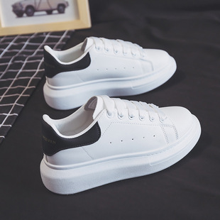 White Sneakers Versatile Student Thick-Soled Women's Shoes Couple Style Sneakers Sports Casual Shoes 2024 Men's Casual Fashion Shoes