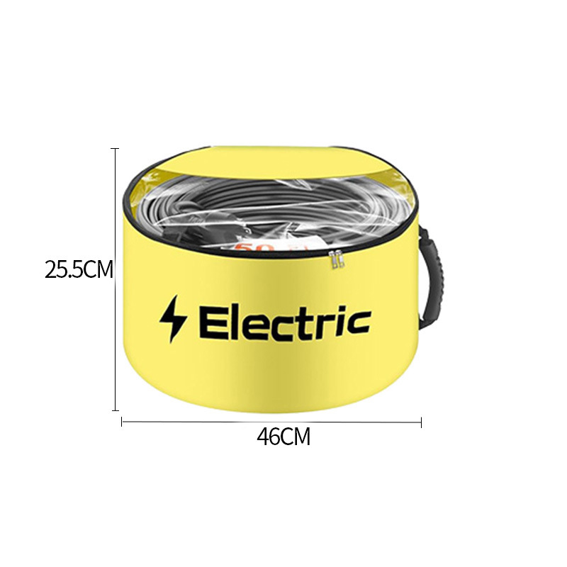 Bolsa de almacenamiento de manguera para RV transfronteriza, bolsa de almacenamiento de paquete de tuberías de alcantarillado, bolsa de malla plegable para almacenamiento de cables y alambres