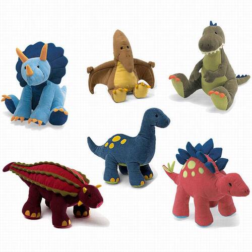 Wholesale plush fabric toys—plush pillows, dolls, car-mounted birthday gifts, and dinosaur plush figures—from foreign trade export manufacturers.