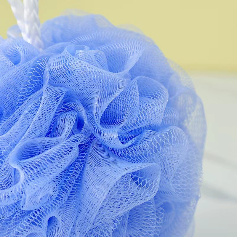 Мочалка-пуф (loofah), мягкая сетка для ванны, прочная, в ассортименте цветов, 10–60 г