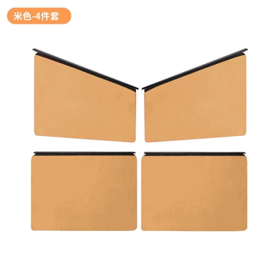 Car curtains Curtain Sun Protection Car Curtain - beige-4-windows-track-installation