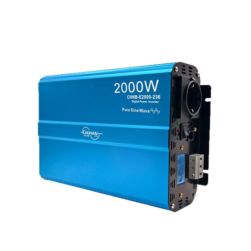 2000W инвертор с цифровым дисплеем для коммерческого использования, синусоидальная волна, 36V→220V преобразователь постоянного в переменный ток
