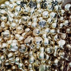 真鍮製のひょうたん工芸品、赤いタッセル付きキーホルダー、車用タッセル、唐騰康乾沐略の卸売