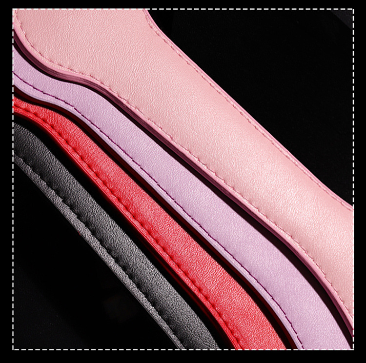 SM-520 Bondage Hand Paddle in Purple Faux Leather for Adult Couples — detail image 12