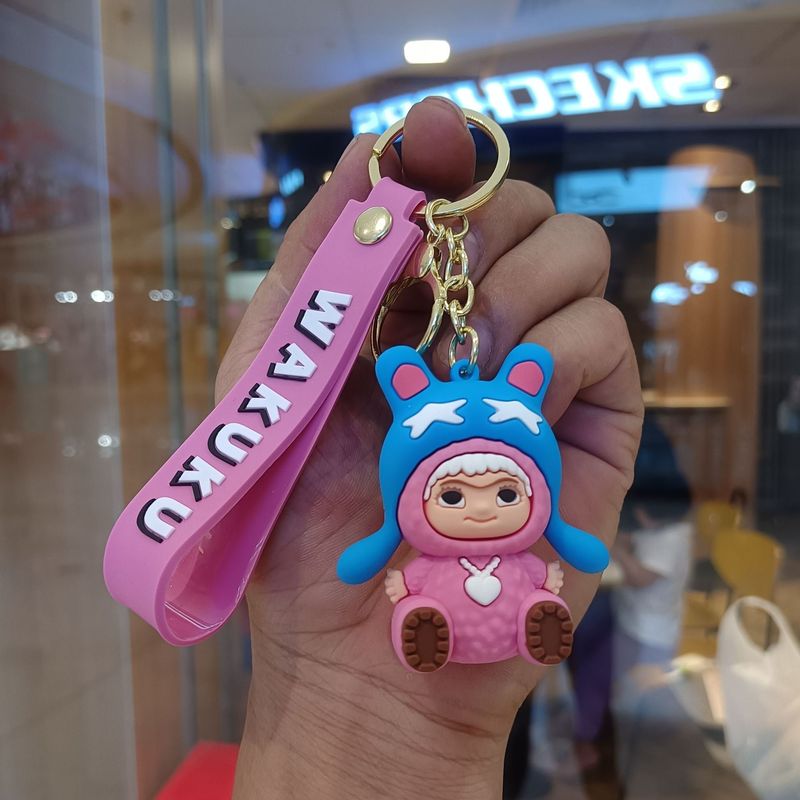 卡通哭娃钥匙扣眼泪娃娃公仔汽车钥匙链潮流情侣包包挂件礼品批发|undefined