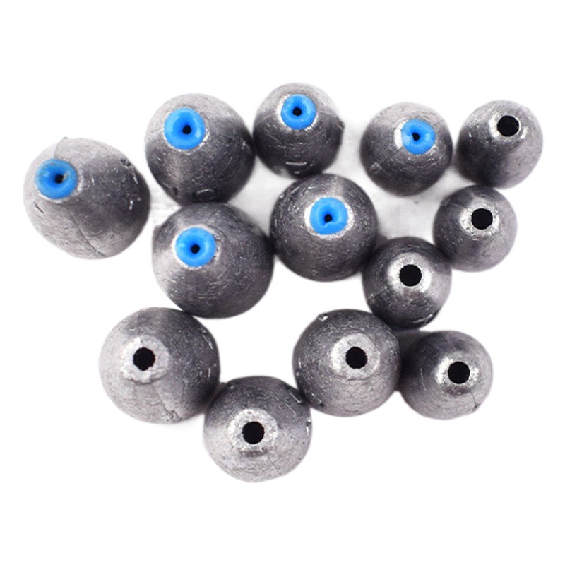 Fishing gear wholesale Luya bullet lead pendant fish eyes stop bead sea fishing pendant Sanda Rod bullet lead pendant