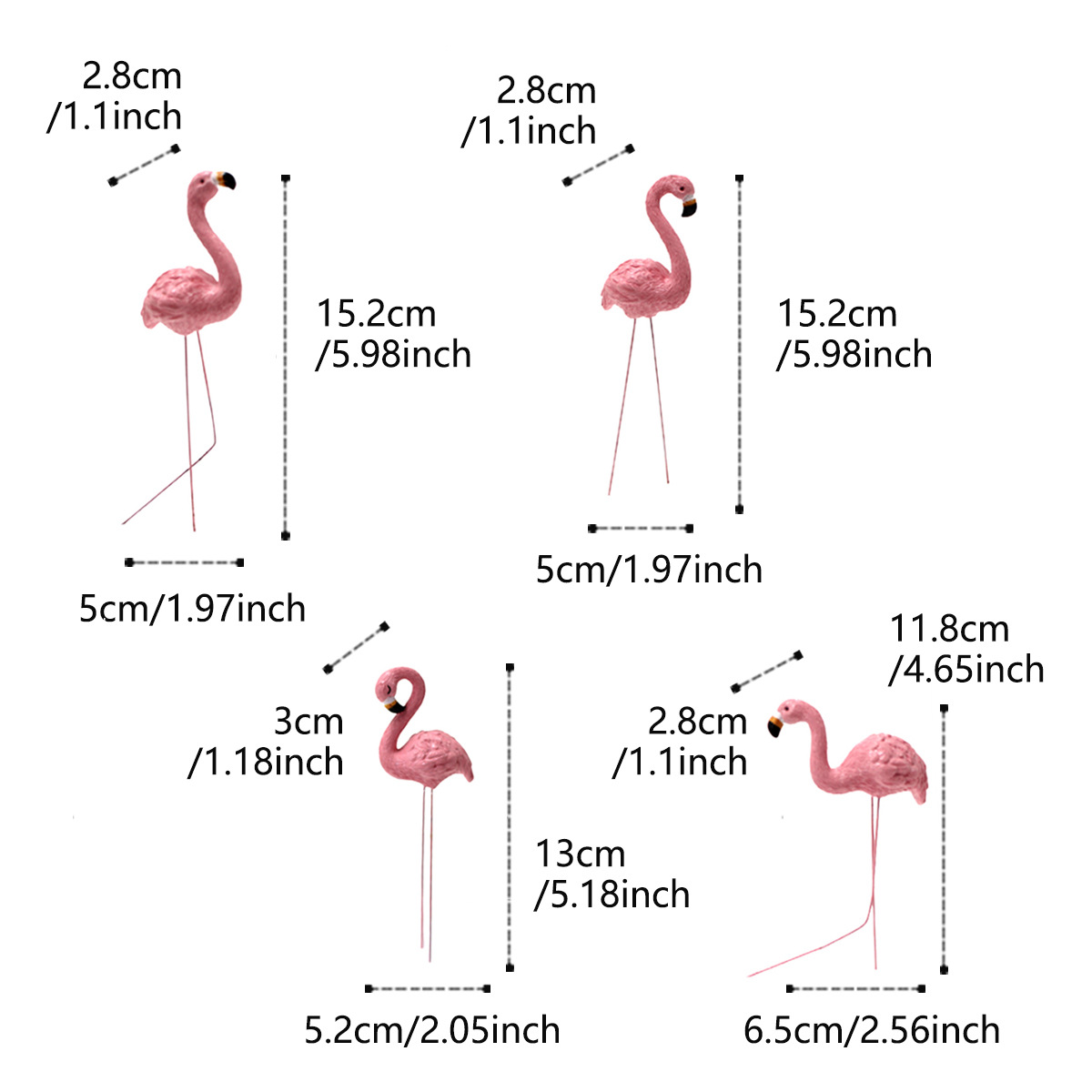  exclusive for  direct supply pink flamingo suit garden landscape decorations garden resin plug-in 