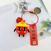 Keychain, three dimensional doll, cartoon backpack, bag accessory, in 3d format, internet celebrity, wholesale