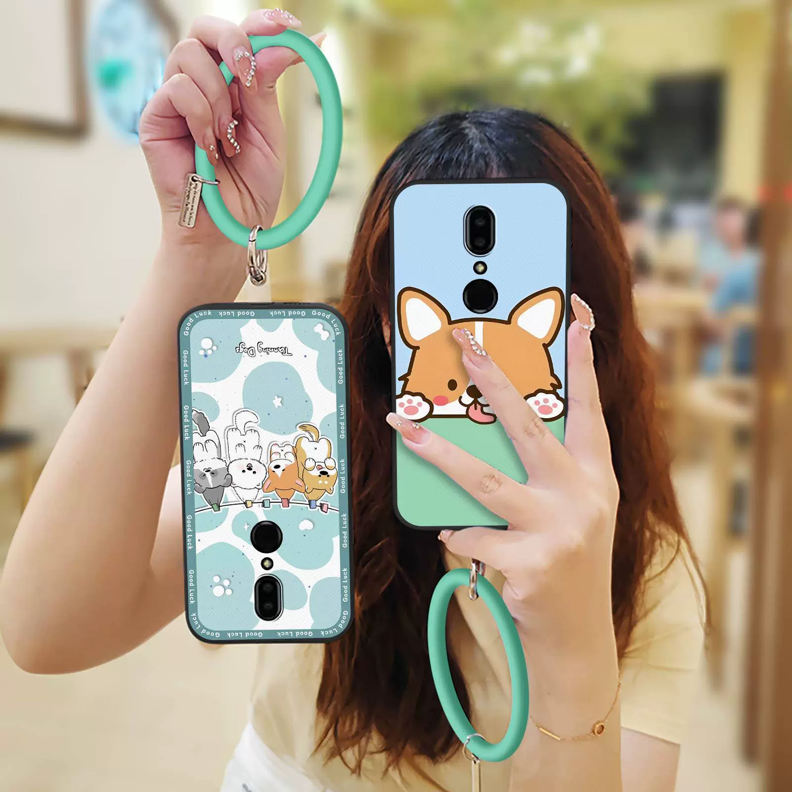 适用夏普手机壳液态潮流软壳个性奢华可爱散热简约圆环硅胶防尘