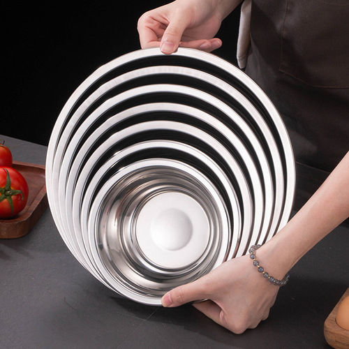 Stainless steel pot Korean style soup pot wholesale vegetable pot soup pot thickened household steel pot kitchen face pot student canteen pot