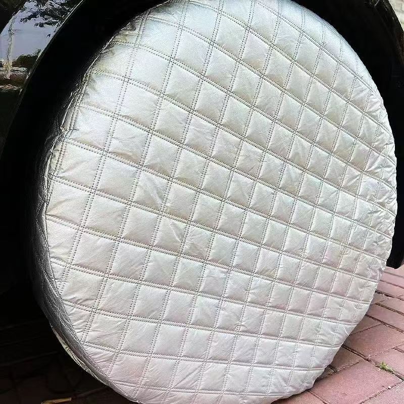Tire Cover Rv Cover 420D Oxford Cloth Gray Car Tire Protection Sun Protection Tire Cover