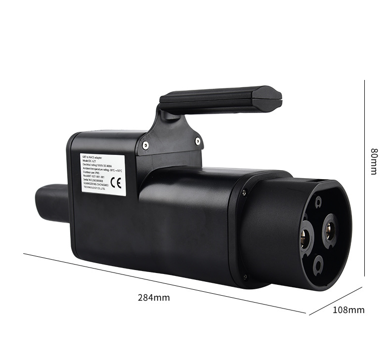 Cross-Border Customized Gbt-Nacs Conversion Adapter for Tesla New Energy Vehicle Charging Stations