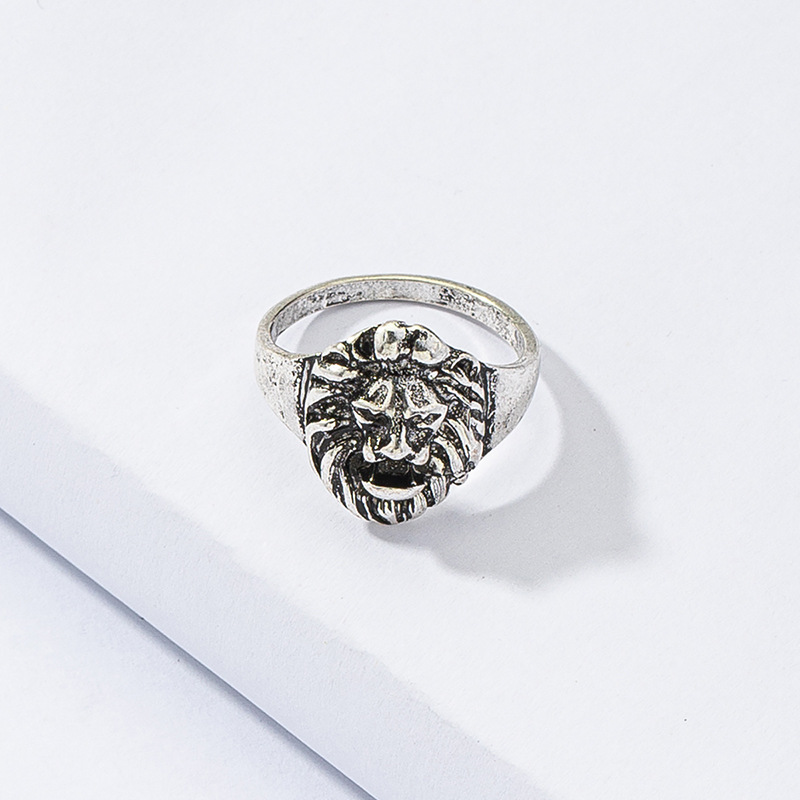 Wholesale Fashion Alloy Lion Ring display picture 4