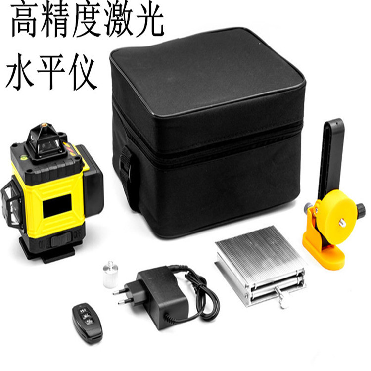 16线绿光水平仪高精度16线贴墙贴地仪激光红外线强光细线批发代发