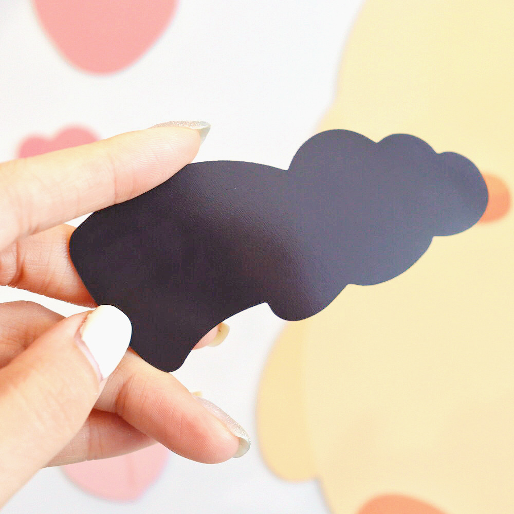 Etiqueta engomada del refrigerador tablero de mensajes ins escritura borrable pizarra etiqueta magnética conejo año creativo decoración de Año Nuevo nota etiqueta Tabla de recetas