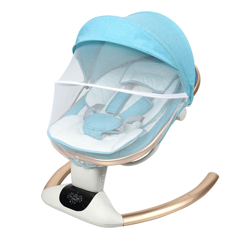 플래그십 로얄블루 [U자형 베개 + 탈부착형 천장 + 모기장 + 인형 + 디너접시 + 리모콘 + 블루투스]