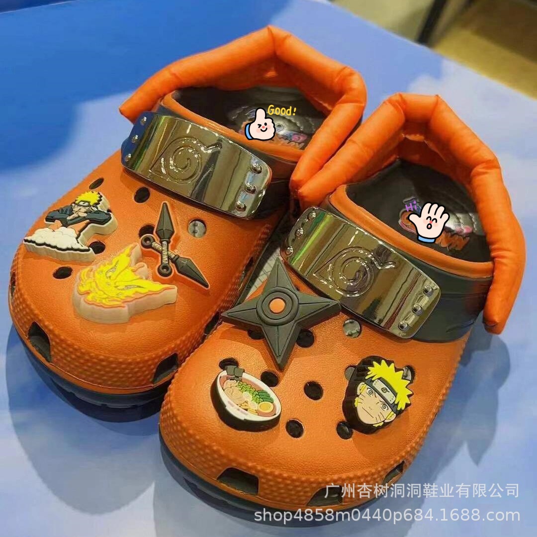 Naruto agujero accesorios zapatos agujero fuera de la ropa cómoda Hokage transpirable tendencia masculina y femenina de arena universal al por mayor