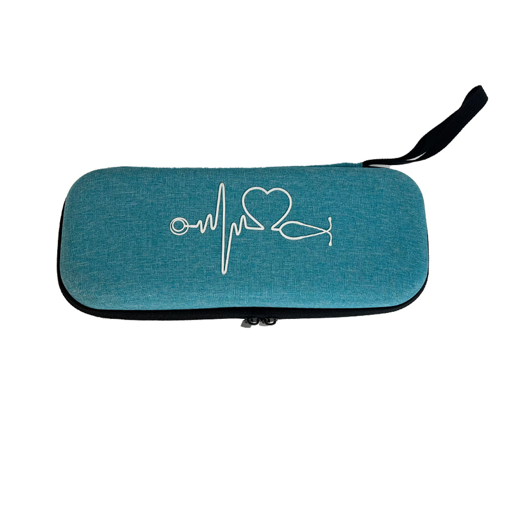 Bolsa de estetoscopio portátil estetoscopio multifunción eva bolsa de almacenamiento caja de almacenamiento de carcasa dura bolsa de almacenamiento de estetoscopio