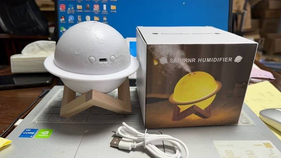 Transfronterizo mayorista casero perfumado humidificador de pájaro de escritorio niebla USB lámpara de noche humidificador de quemadura seca