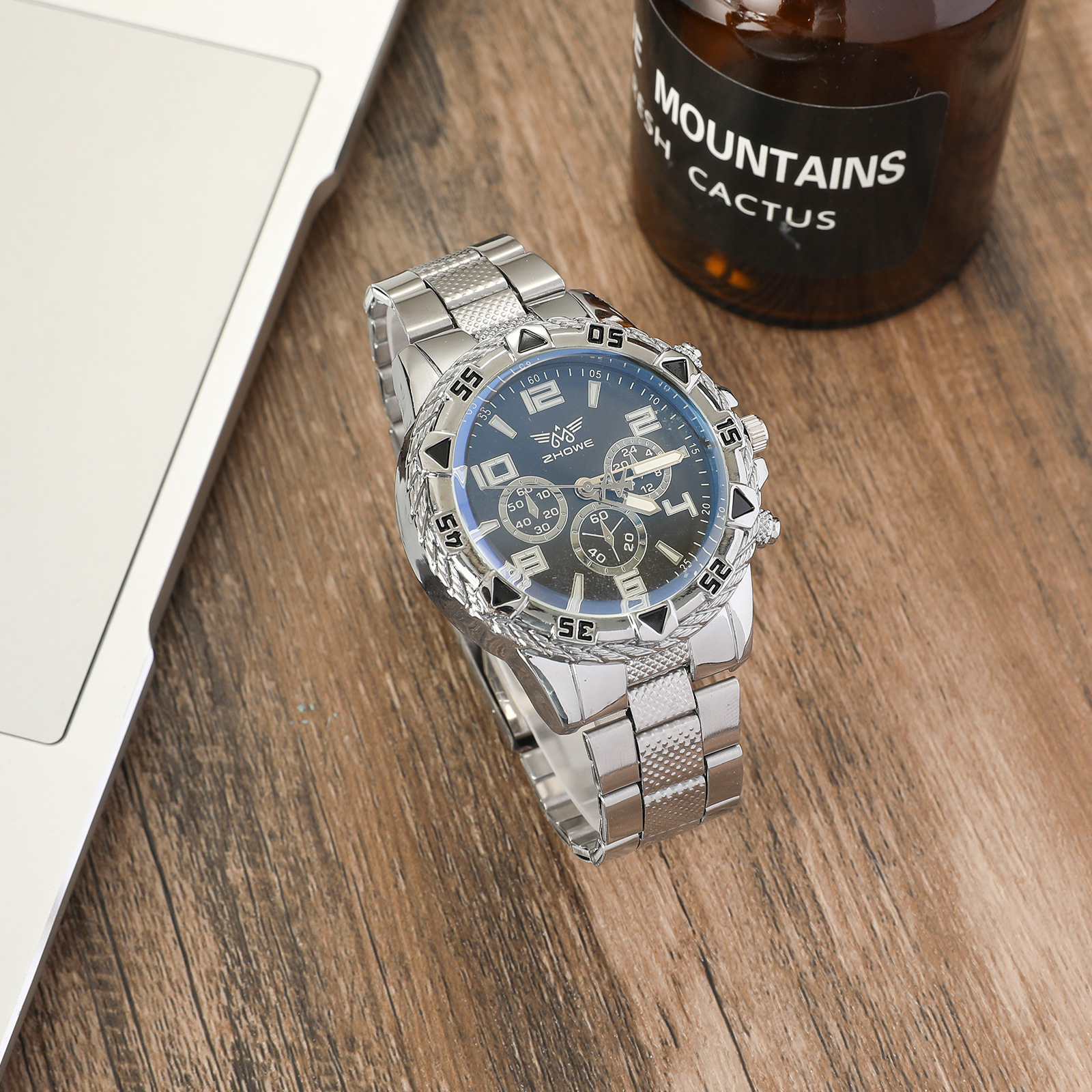 869g Weight Ordinary Glass Mirror Material Titanium Alloy Strap Material Watch Classification Pointer Display Type Single Folding Buckle Buckle Style Rectangle Dial Shape Holiday, Party Occasion Quartz Movement Solid Color Pattern Men's Gender Vintage Style, Simple Style Style Vintage Style Simple Style Solid Color Single Folding Buckle Quartz Men's Watches 13