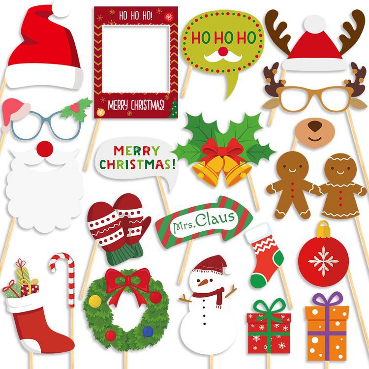 Christmas Cute Streetwear Christmas Hat Christmas Socks Snowman Paper Party Photography Props display picture 2