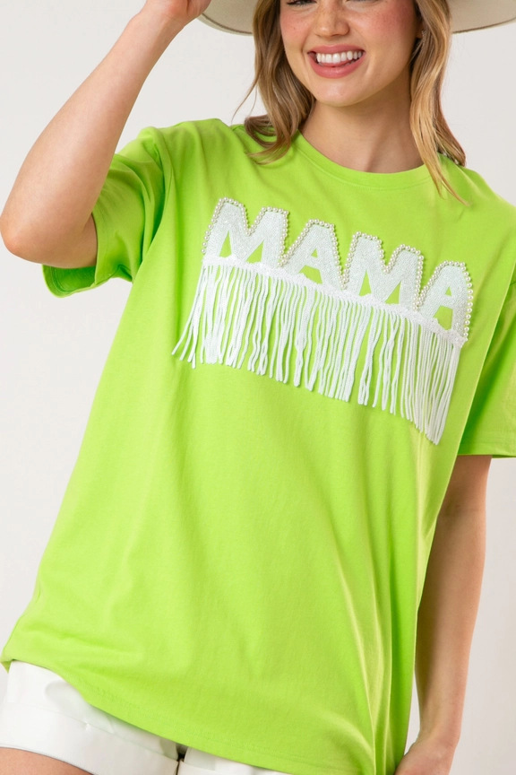 Women's T-shirt Short Sleeve T-Shirts Tassel Simple Style Letter display picture 3