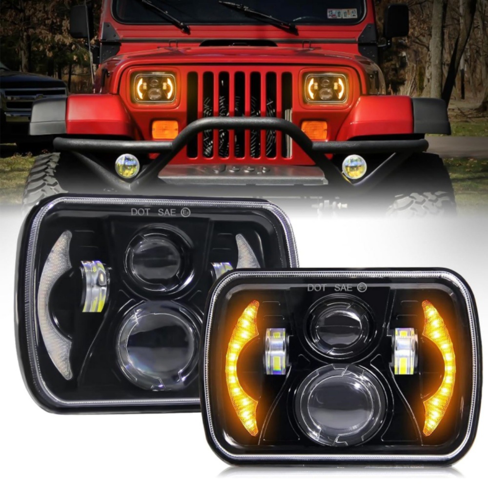7 düymlük LED avtomobil farı, off-road və motosiklet üçün