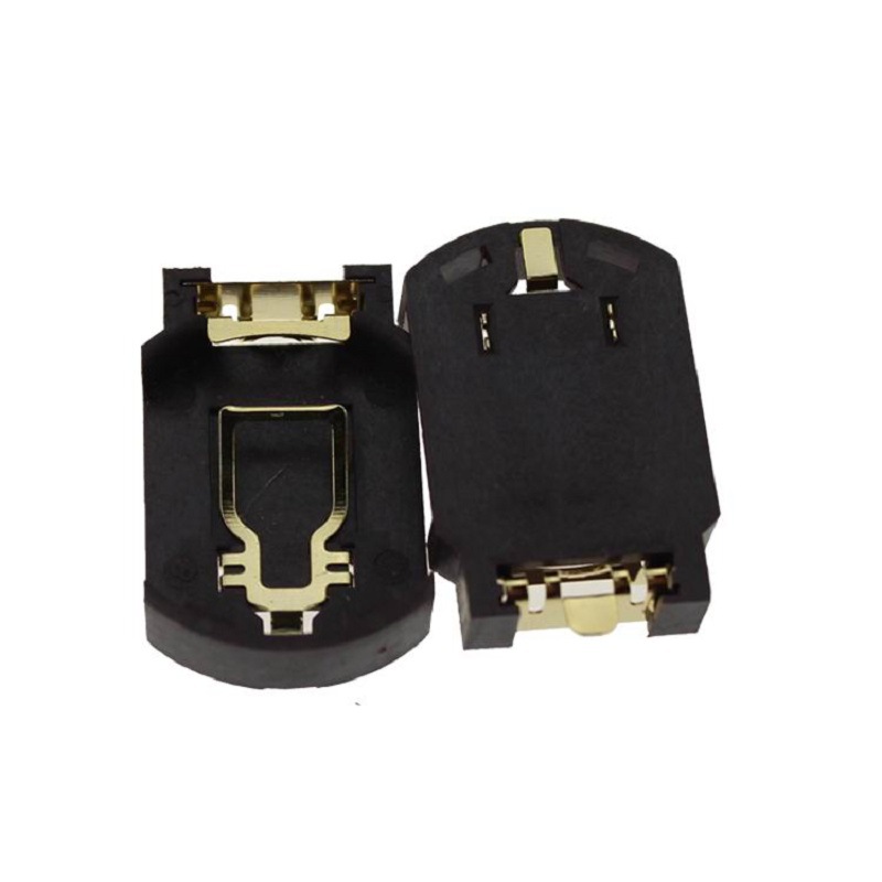 BS-8贴片镀金CR2032贴片电池座3V纽扣电池座回流焊配件2032电池座