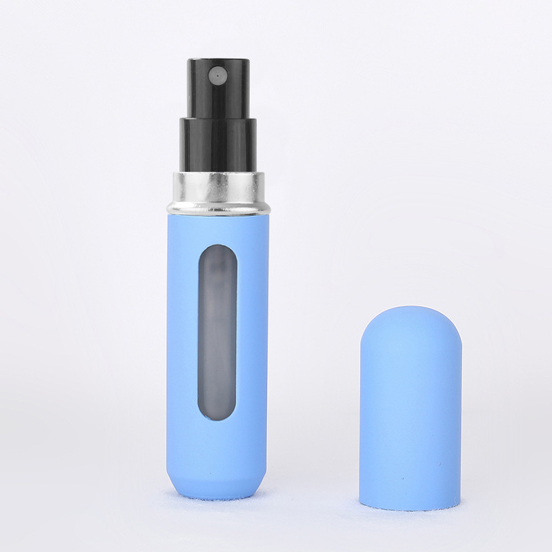 5ml de llenado inferior perfume sub-botella presionando botella de spray portátil de viaje sub-botella de líquido sub-contenedor botella cosmética