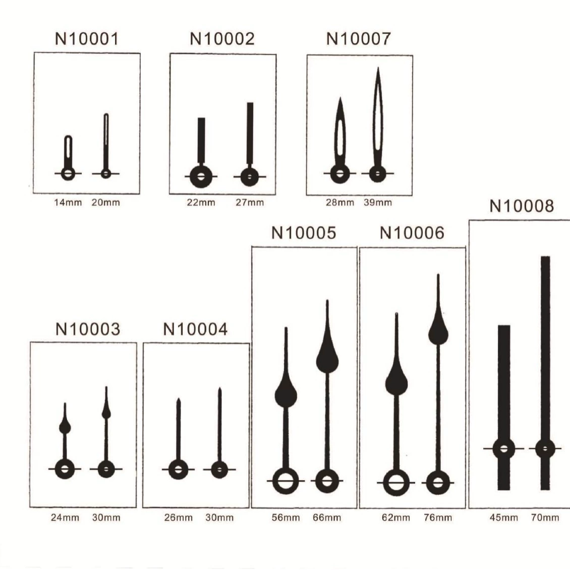 Ккварцевые часы Hongkang стрелка часов и часов стрелка стрелки часов