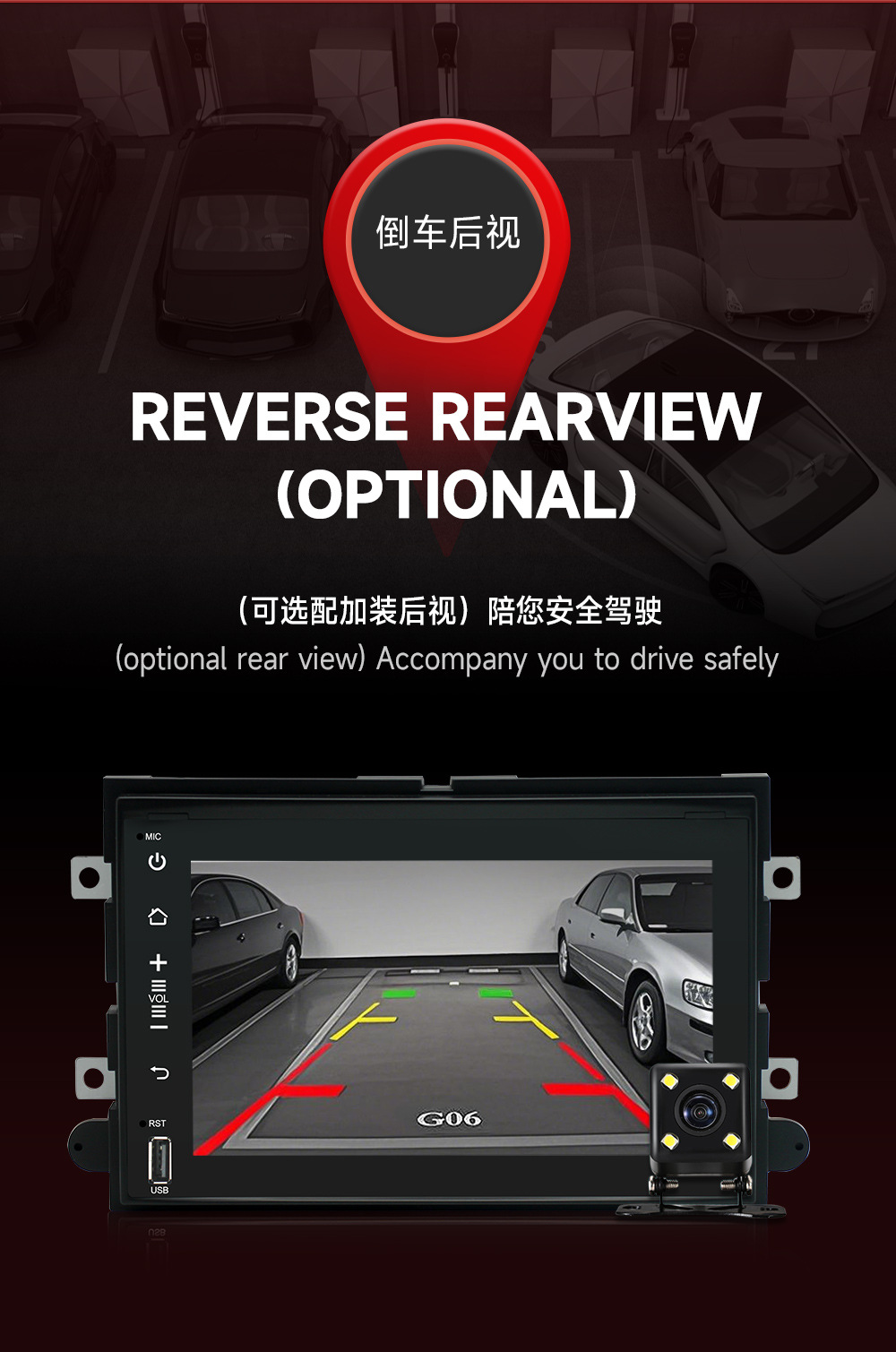 Cross-Border Compatible with Ford F150 USB Bluetooth Mobile Phone Connection Dvd Navigation In-Car Android Gps All-In-One Device