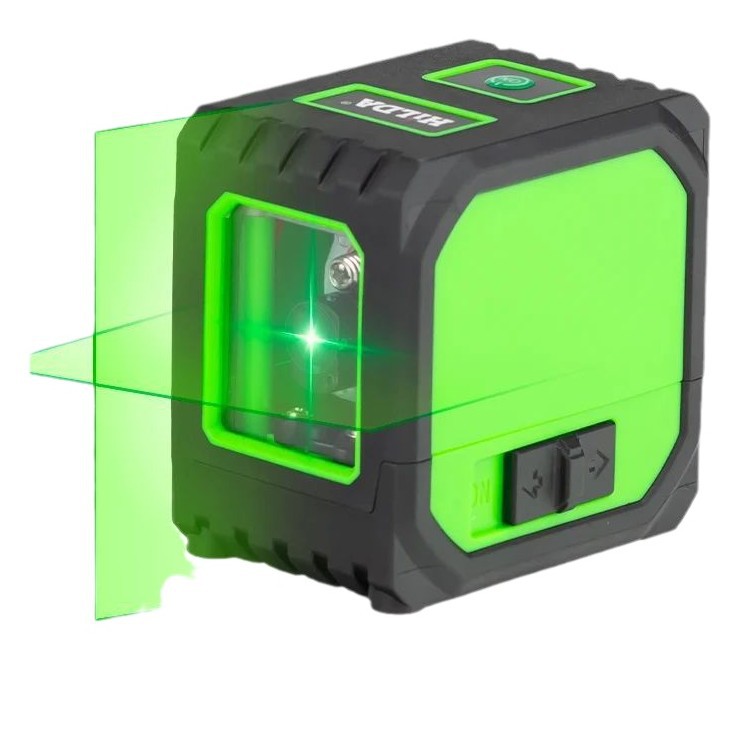 Nuevo Nivel Láser con Batería de Litio, Medidor de Nivel de Luz Potente, Proyector de Línea Láser Recargable para Exteriores, Autonivelante
