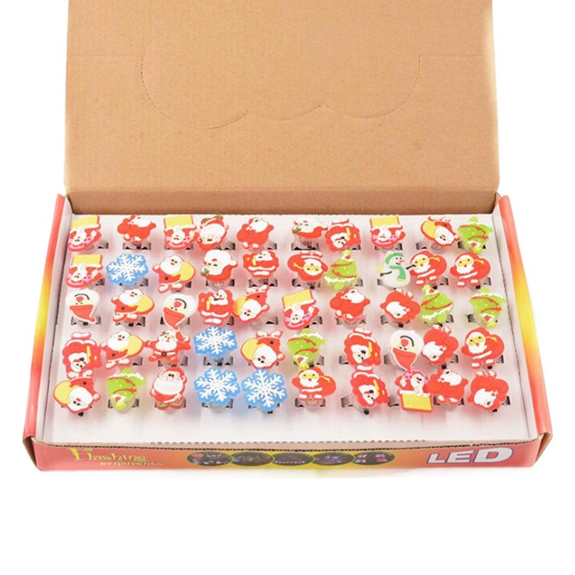 Рождественские светящиеся браслеты-накладки, рождественские кольца, светящиеся ожерелья, рождественские браслеты, рождественские браслеты-накладки с изображением Санта-Клауса