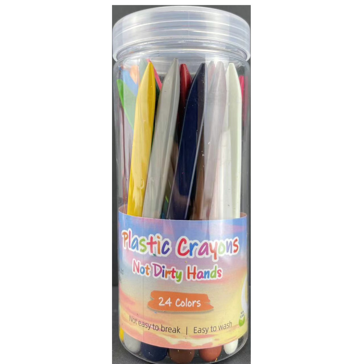 Crayones Triangulares Lavables Plástico para Pintura Infantil