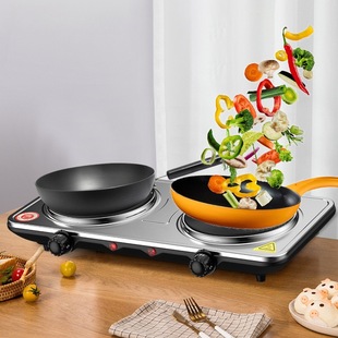 110V Cross-border Daifa Household Electric Stove Induction Cooker Multifunctional Electric Stove Water Stove Double Pot Electric Frying Stove