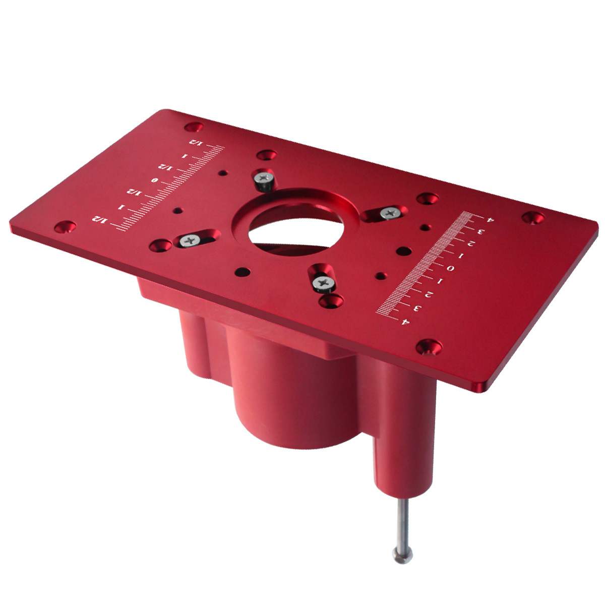 木工倒装升降底座 M8电木铣倒装插入板 开榫开槽倒角DIY木工工具