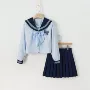 晴空定制女子夏季水手服