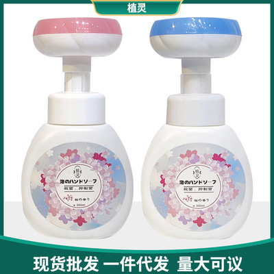 children household Push bottled Bubble deep level Cleaning fluid Manufactor wholesale lovely Flower foam Liquid soap