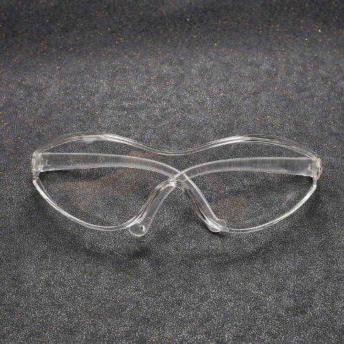 Cycling transparent thickened windproof goggles, anti-impact glasses, construction site anti-splash goggles, labor protection goggles