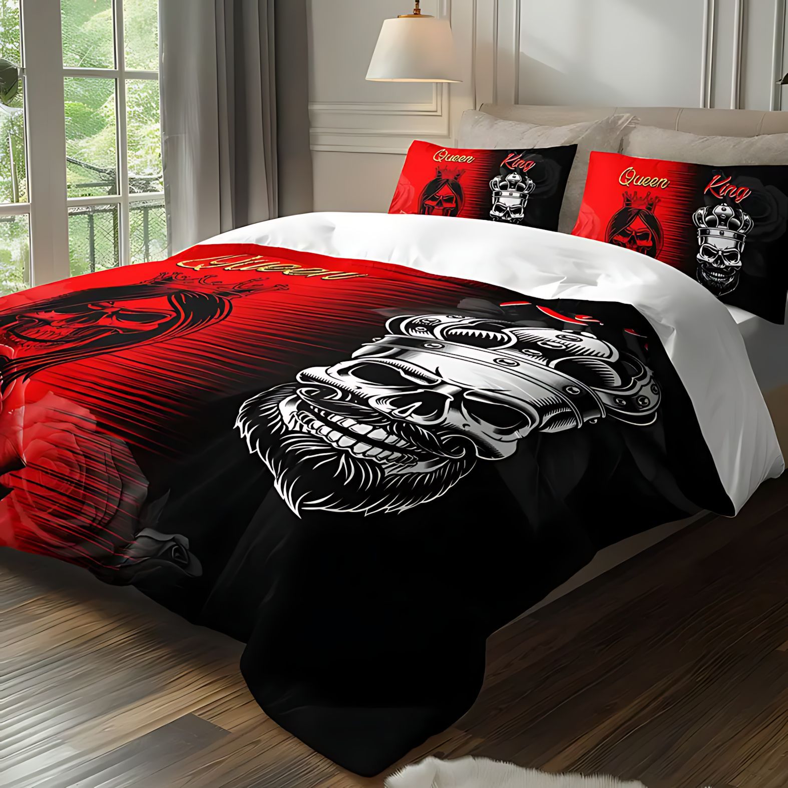 TEMU / JIT transfronterizo ropa de cama cubierta colchón conjunto de impresión digital 3D se puede ajustar