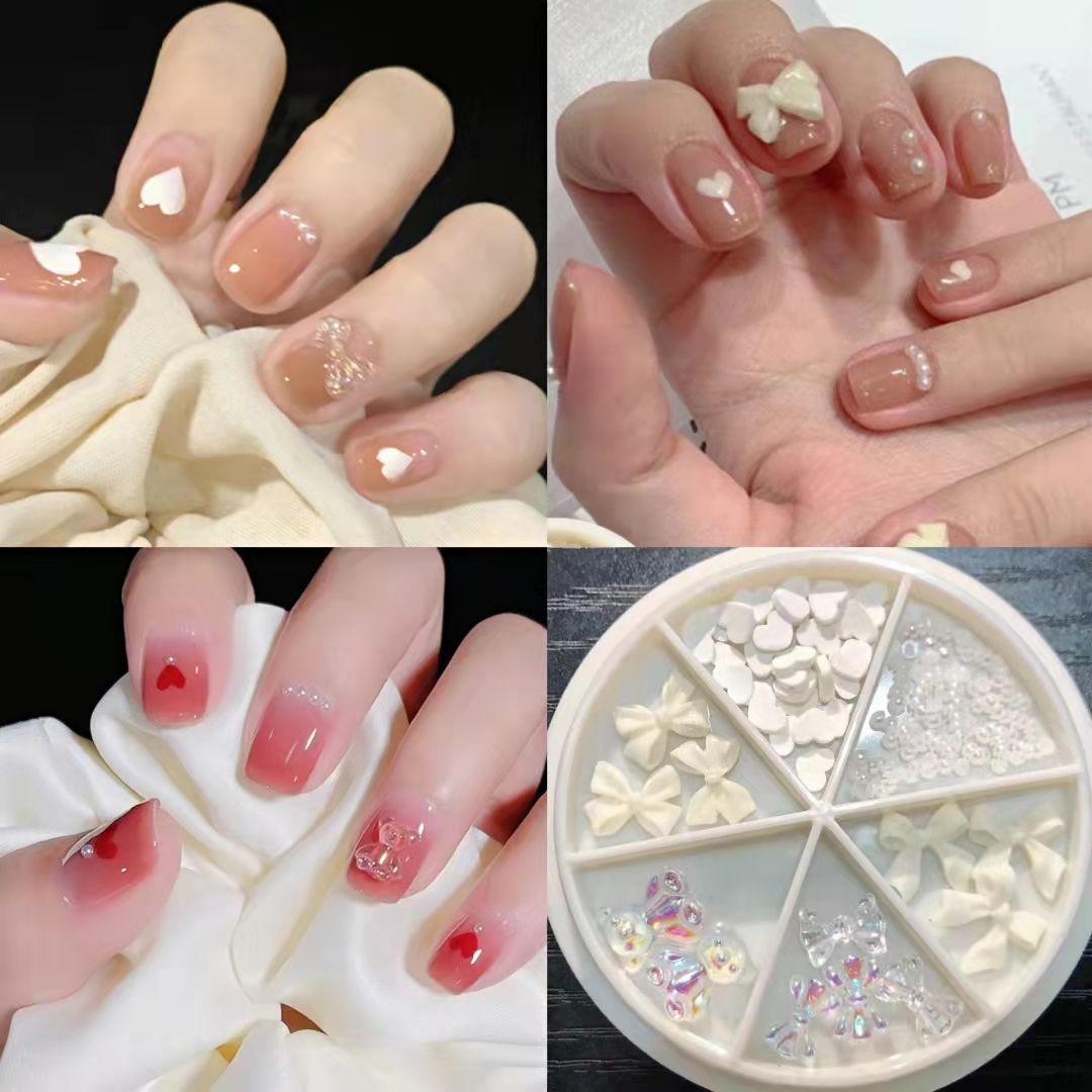 Three dimensional jewelry with bow pearl