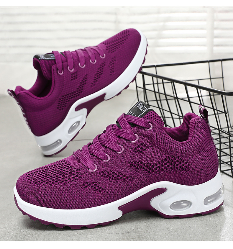 法米姿 新款外贸女鞋韩版休闲气垫跑步鞋透气软底运动鞋