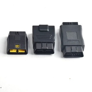 汽车检测仪插头 行车电脑OBD2延长线 16P全通电转接头 12V 24V