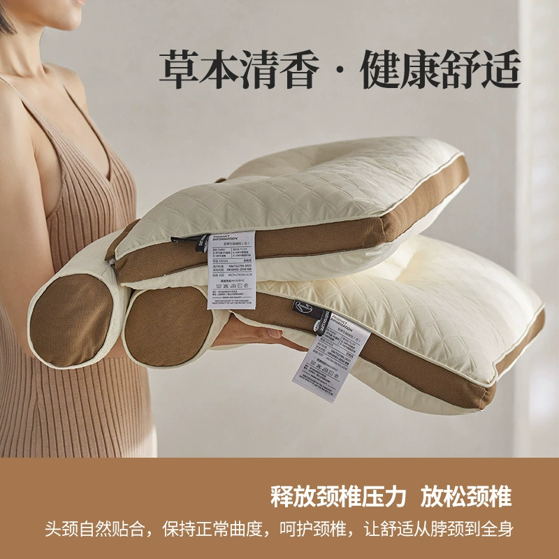 2024 новая удобная подушка анти-тяга гречневая шейная подушка