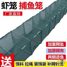 虾笼渔网笼鱼网加厚龙虾地网笼捕鱼鳝鱼笼鱼笼捕虾网黄鳝笼河批发