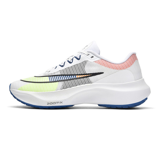  New Sports Shoes Breathable Mesh Fly Knit Running Shoes Comfortable Soft Sole Shock Absorbing Running Shoes Middle School Students Physical Exam Shoes