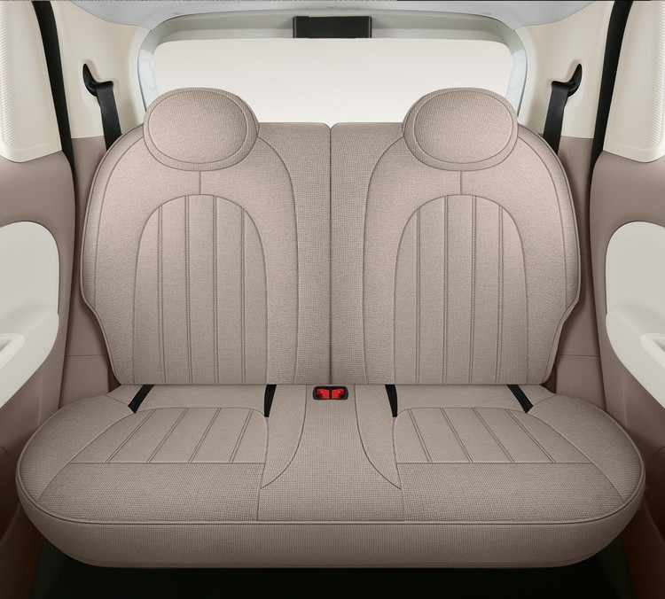 2025 Wuling Hongguang Mini Special Car Seat Cushion Fourth Generation Macaron Four-Door Cotton and Linen Breathable Cartoon Seat Cover