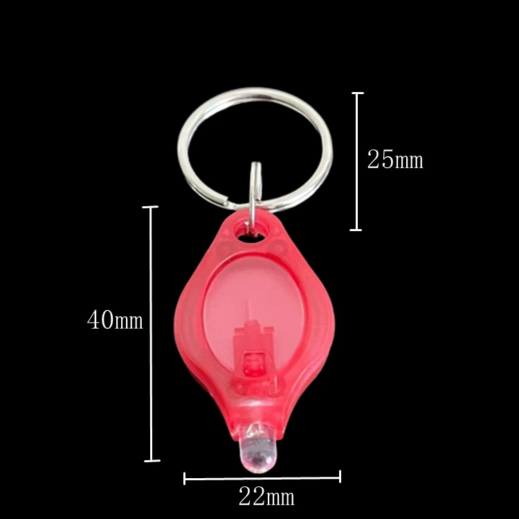 Готовый для продажи LED брелок светильник светящийся замок брелок мини фиолетовый свет банкноты осмотр UV свет маленькая фонарик подарок